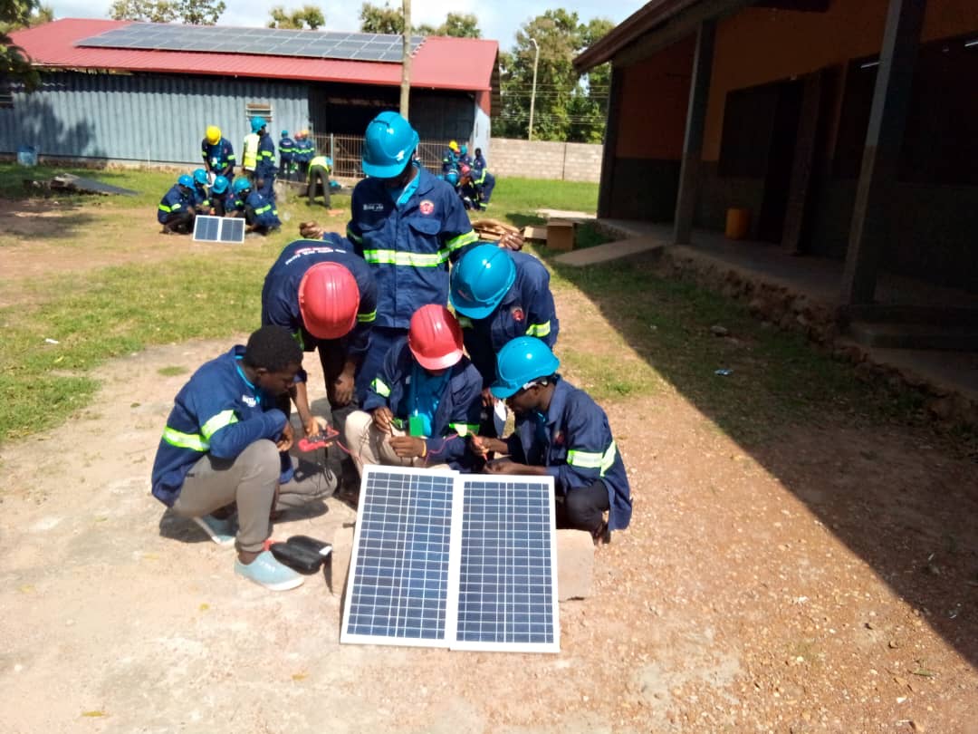Hands-on training at Don Bosco Technical Institute, Tatale